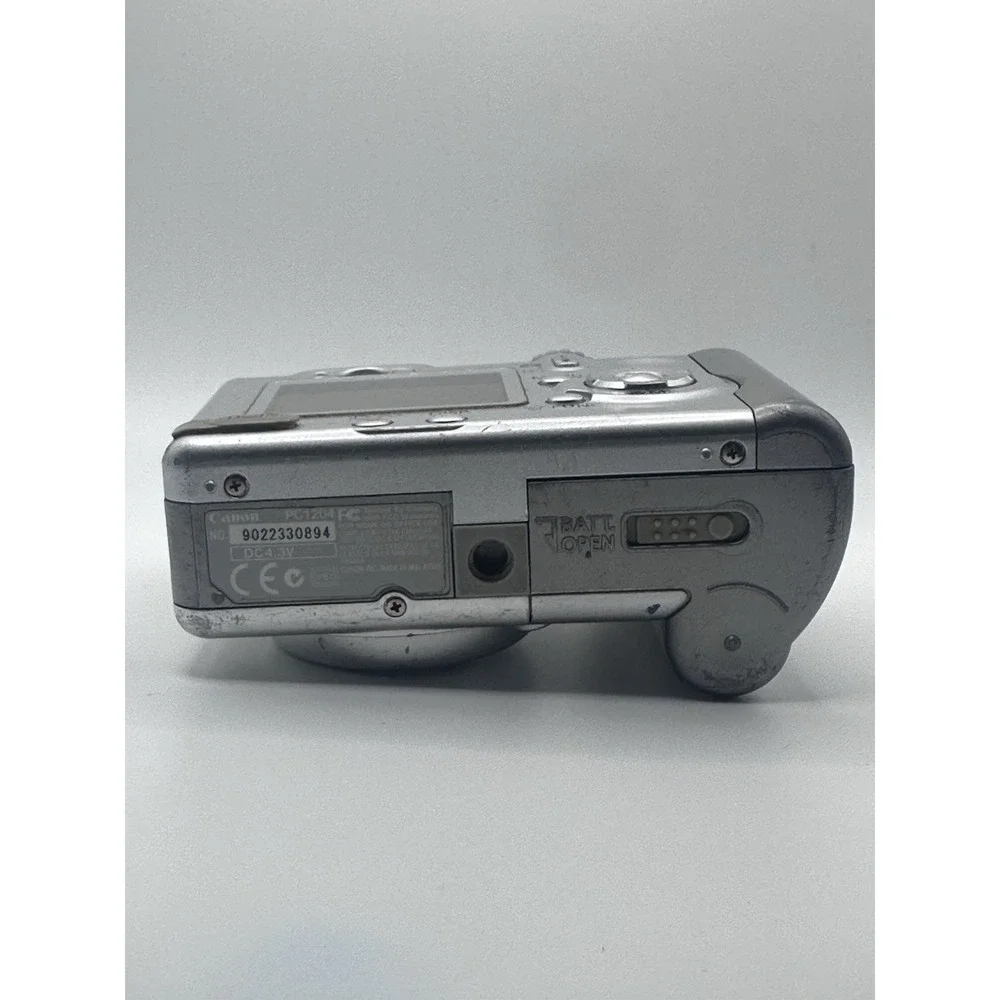 Canon PowerShot A85 4.0MP Digital Camera Silver UNTESTED For Parts/repair
